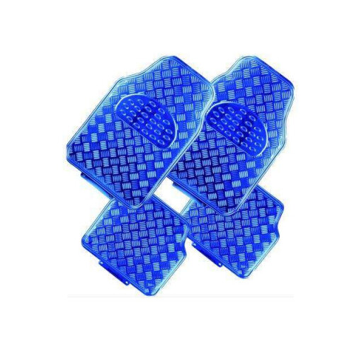 DZ Venom 4-Piece Blue Rubber Car Mat