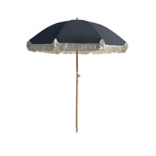 Havana Outdoors 2m Beach Umbrella Black