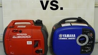 The better Inverter Generator: Yamaha Honda?